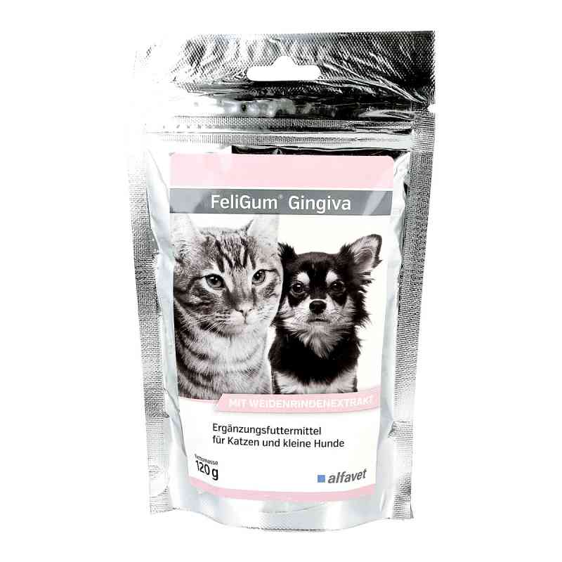 Feligum Gingiva Kaudrops für Katzen /kleine Hunde 120 g von alfavet Tierarzneimittel GmbH PZN 11096055