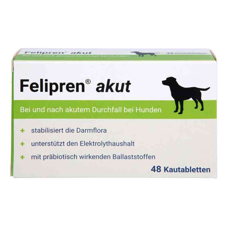 Felipren Akut Kautabletten bei u. nach Durchfall für Hunde 48 stk von Felinapharm GmbH PZN 18735363