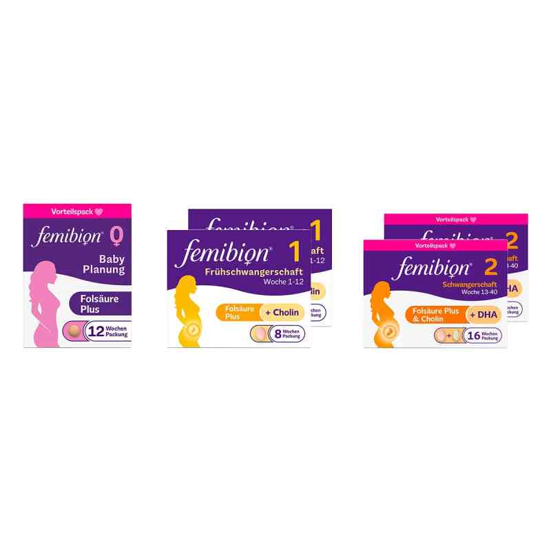 Femibion Schwangerschaft XXL 1 Set von WICK Pharma - Zweigniederlassung der Procter & Gam PZN 08104445
