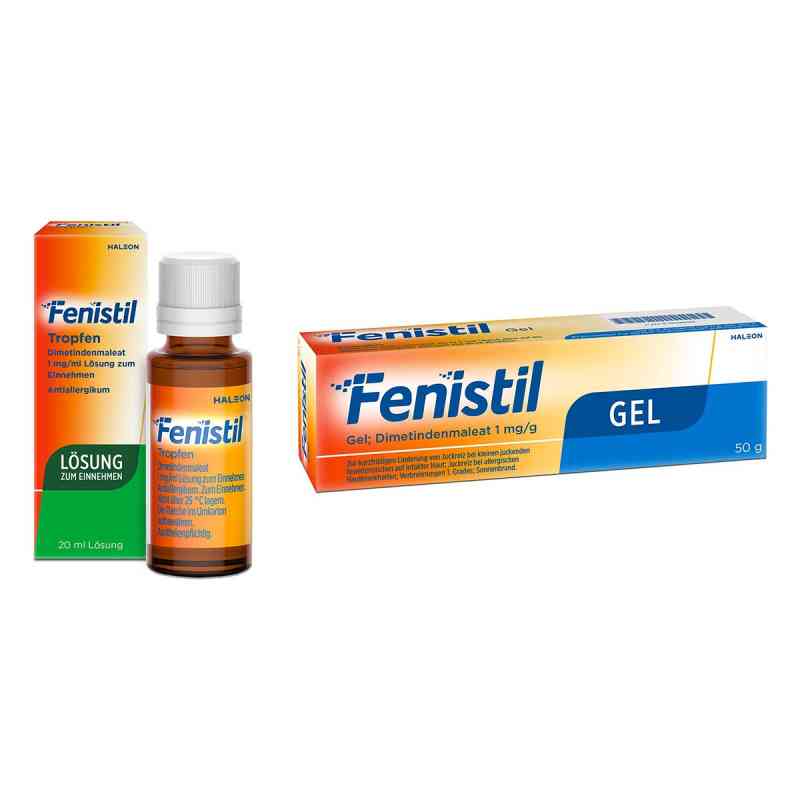 Fenistil Tropfen 20ml + Fenistil Gel 1 mg/g 50g 1 Set von Haleon Germany GmbH PZN 08104450