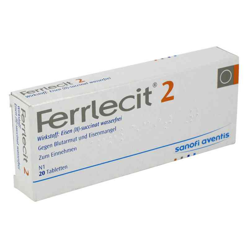Ferrlecit 2 überzogene Tabletten 20 stk von Sanofi-Aventis Deutschland GmbH PZN 02517463