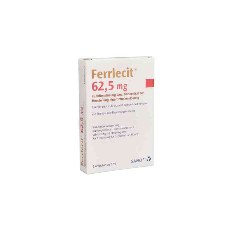 Ferrlecit 62,5 mg Ampullen 6X5 ml online kaufen