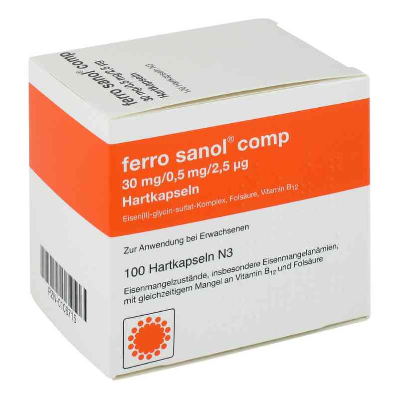 Ferro sanol comp 30mg/0,5mg/2,5μg 100 stk von UCB Pharma GmbH PZN 00106715