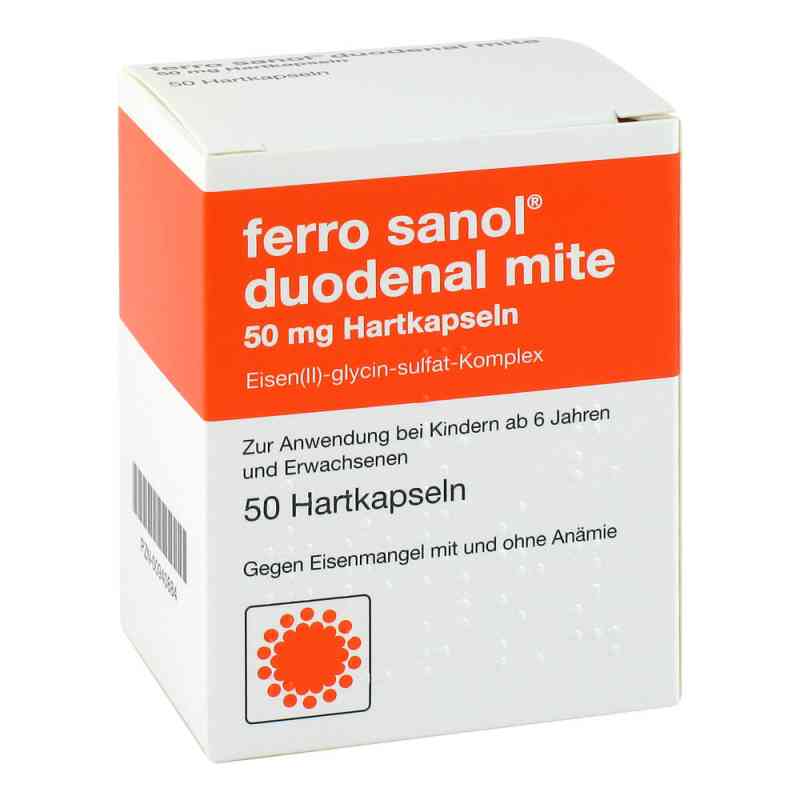 Ferro sanol duodenal mite 50mg 50 stk von Teofarma s.r.l. PZN 00940884