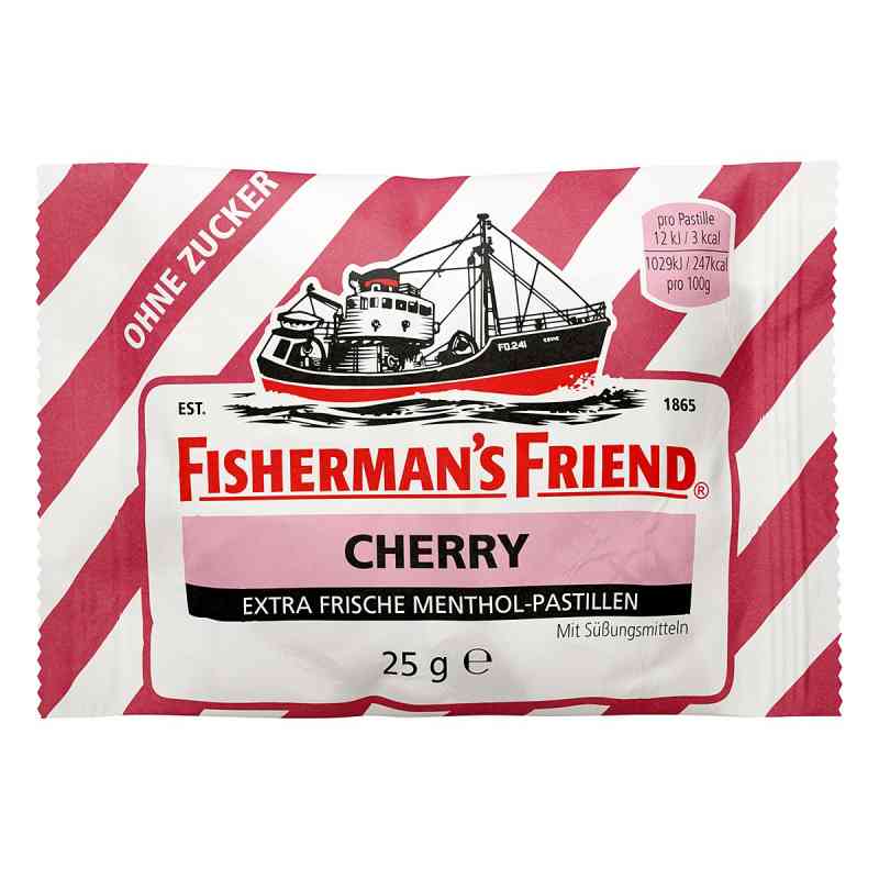 Fishermans Friend Cherry ohne Zucker Pastillen 25 g von MARVECS GmbH PZN 02251893