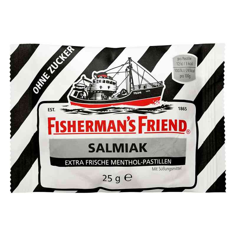 Fishermans Friend Salmiak ohne Zucker Pastillen 25 g von Queisser Pharma GmbH & Co. KG PZN 02433855