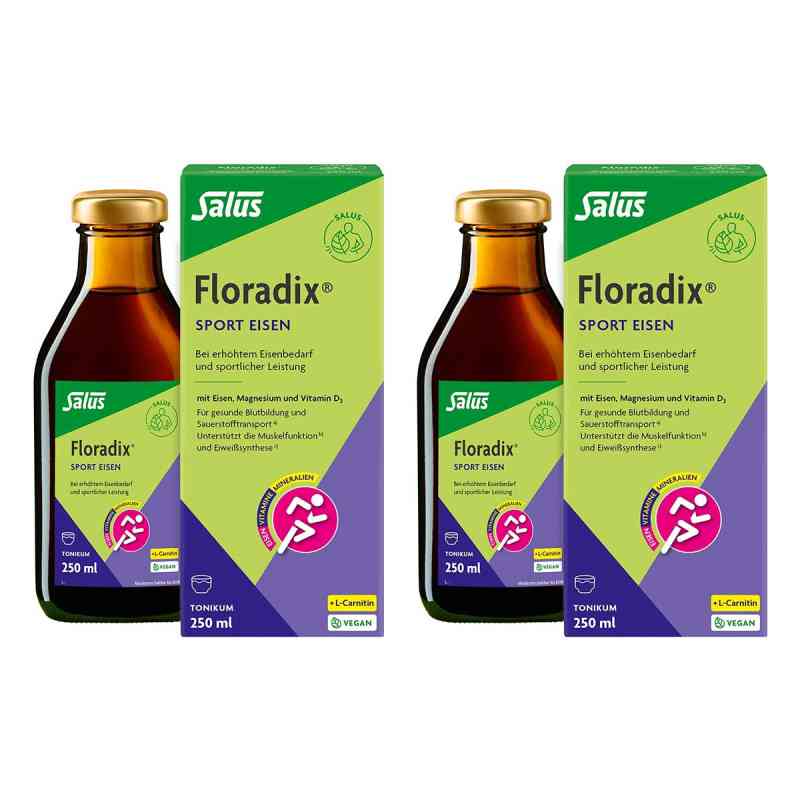 Floradix Sport Eisen Tonikum 2x250 ml von SALUS Pharma GmbH PZN 08106073