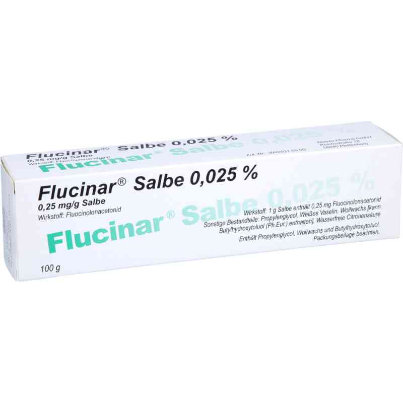 Flucinar Salbe 0,025% 100 g von Abanta Pharma GmbH PZN 06320177