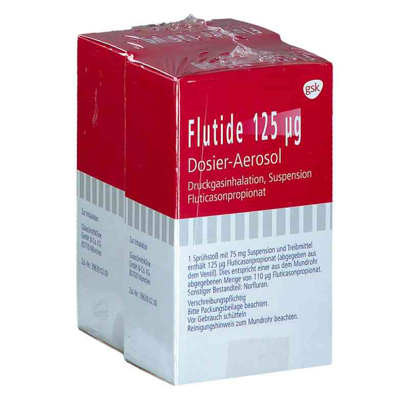 Flutide 125μg 2 stk von GlaxoSmithKline GmbH & Co. KG PZN 07533159