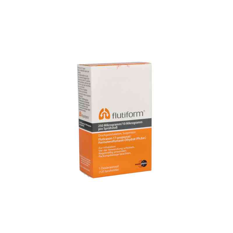Flutiform 250 [my]g/10 [my]g 120 Hub Dosieraerosol 1 stk von MUNDIPHARMA GmbH PZN 09101493