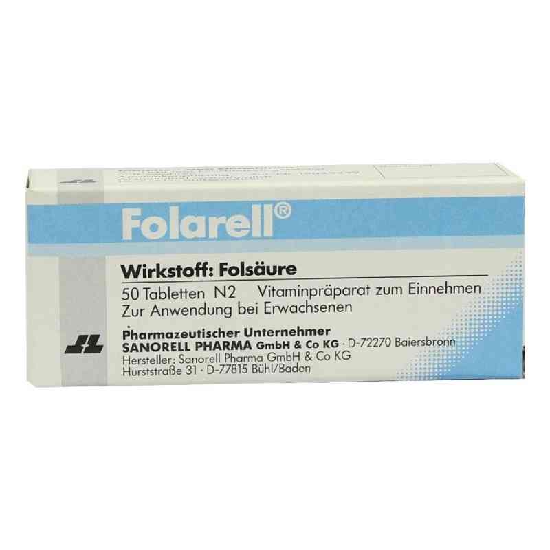 Folarell Tabletten 50 stk von sanorell pharma GmbH & Co KG PZN 04456091