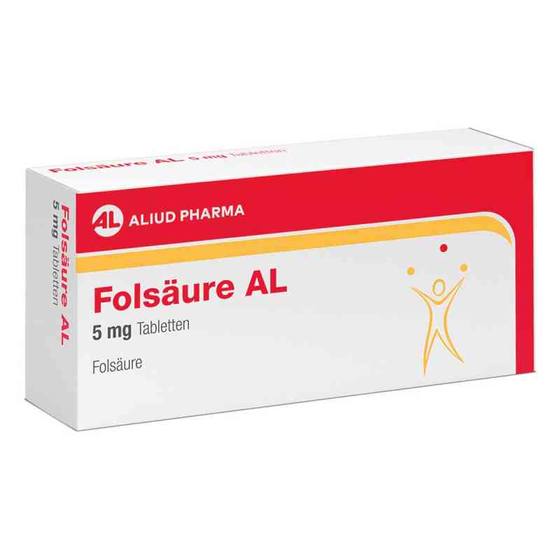 Folsäure AL 5 mg Tabletten bei Folsäuremangel 20 stk von ALIUD Pharma GmbH PZN 17844713