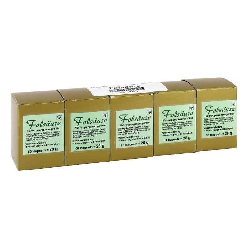 Folsäure Kapseln 300 stk von FBK-Pharma GmbH PZN 01583021