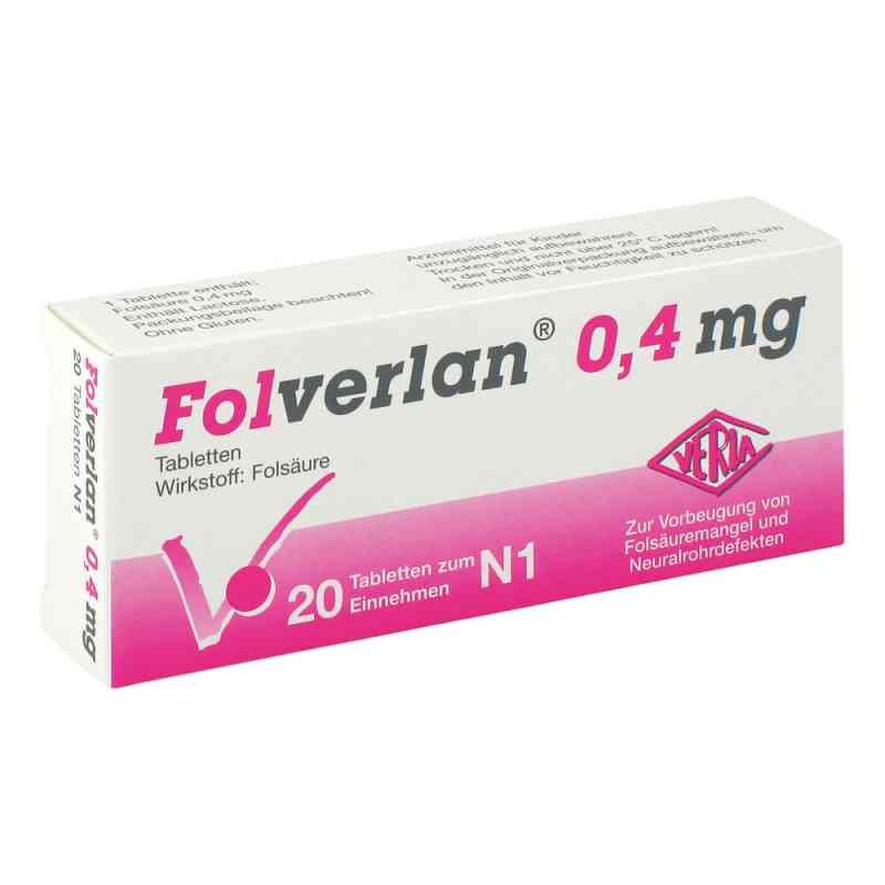 Folverlan 0,4 mg Tabletten 20 stk von Verla-Pharm Arzneimittel GmbH &  PZN 01032930