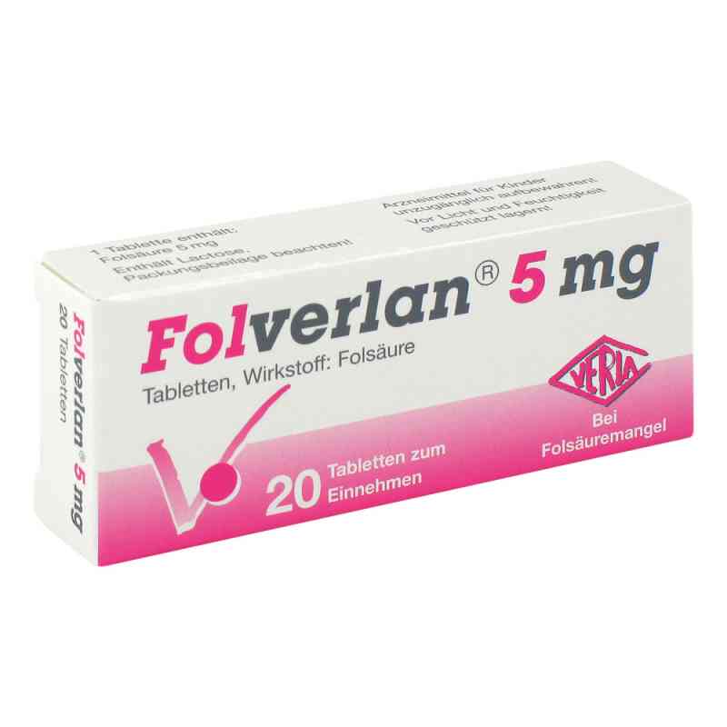 Folverlan 5 mg Tabletten 20 stk von Verla-Pharm Arzneimittel GmbH & Co. KG PZN 07712844