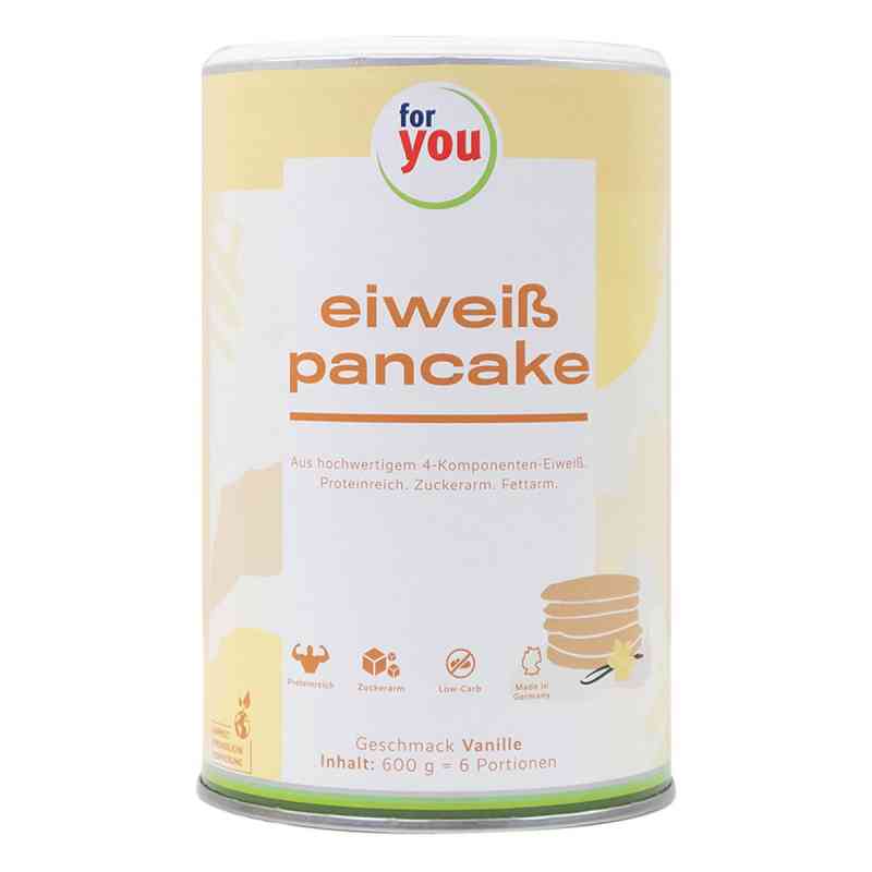 For You Eiweiss Pancakes Vanille Pulver 600 g von For You eHealth GmbH PZN 13361432