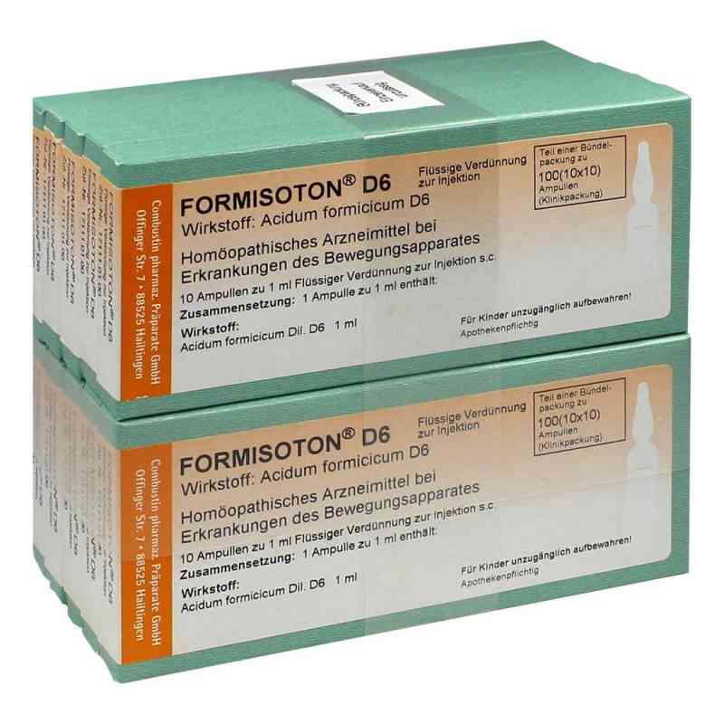 Formisoton D6 Ampullen 10X10X1 ml von COMBUSTIN Pharmazeutische Präpar PZN 04579215