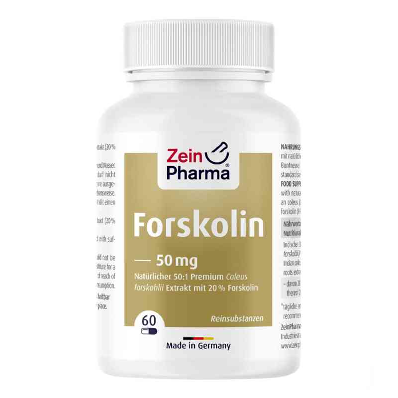 Forskolin Kapseln 50 Mg 60 stk von Zein Pharma - Germany GmbH PZN 17895656