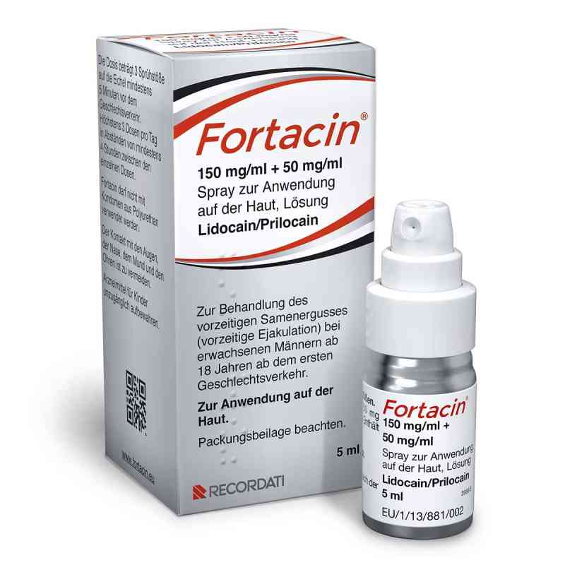 Fortacin 150 mg/ml + 50 mg/ml Spray zur Anw.a.Haut 5 ml von Recordati Pharma GmbH PZN 16829031