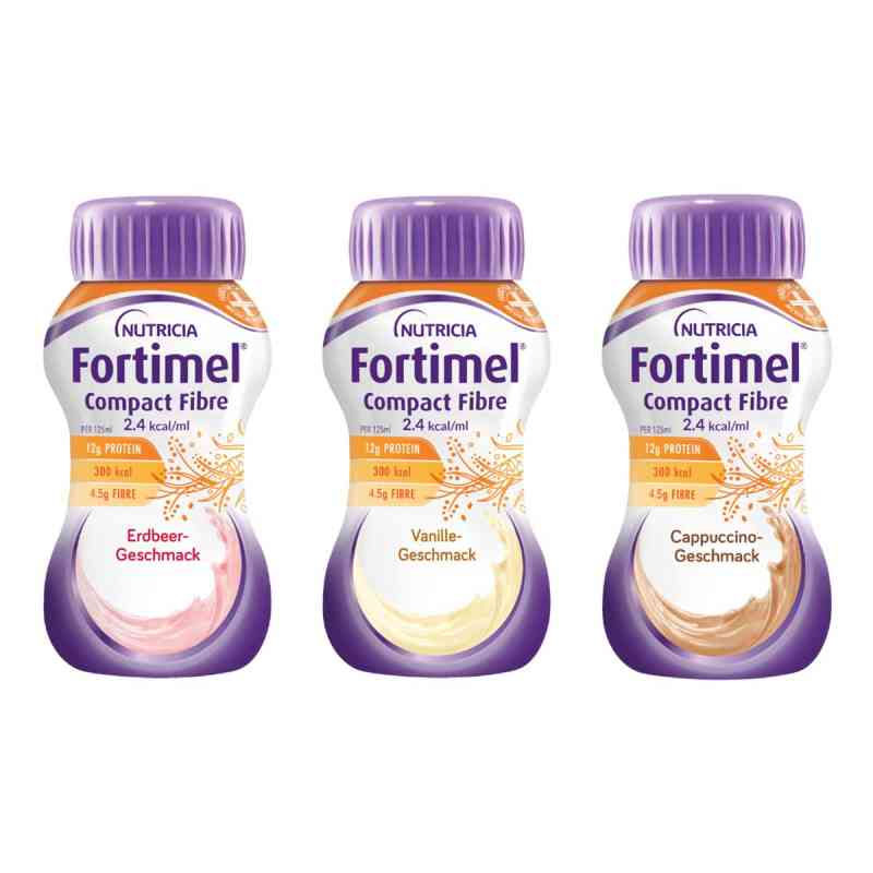 Fortimel Compact Fibre Mischkarton 8X4X125 ml von Danone Deutschland GmbH PZN 08997139