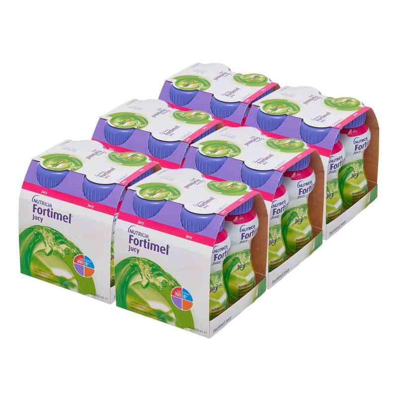 Fortimel Jucy Apfelgeschmack 6X4X200 ml von Danone Deutschland GmbH PZN 01161952