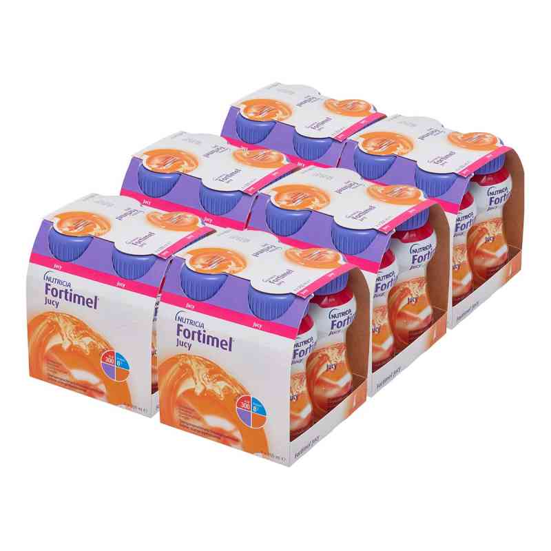 Fortimel Jucy Orangengeschmack 6X4X200 ml von Danone Deutschland GmbH PZN 01161975