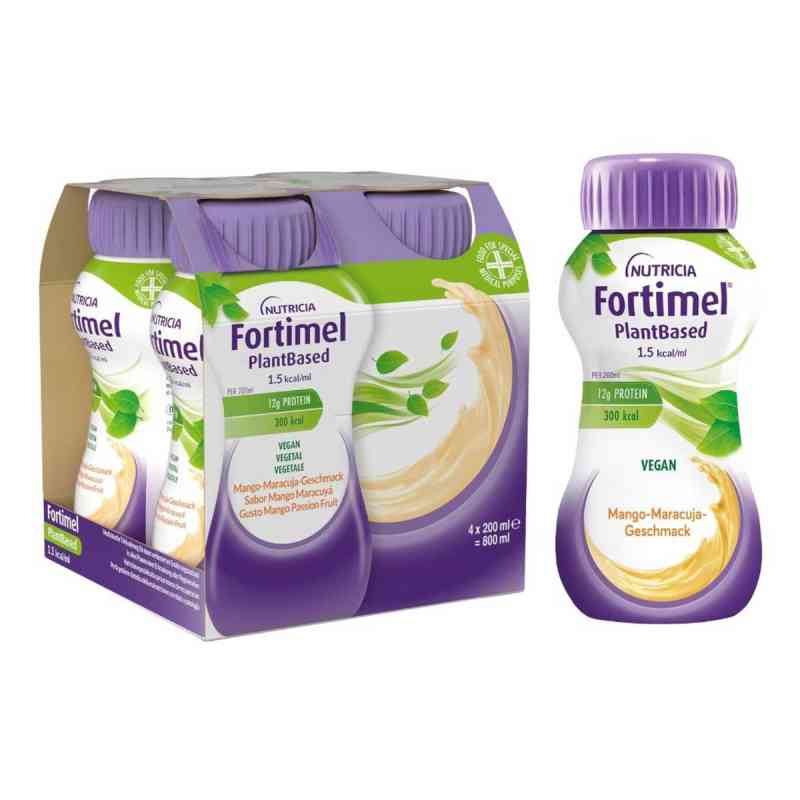 Fortimel Plantbased 1,5 Kcal Mango-Maracuja 4X200 ml von Danone Deutschland GmbH PZN 18233035