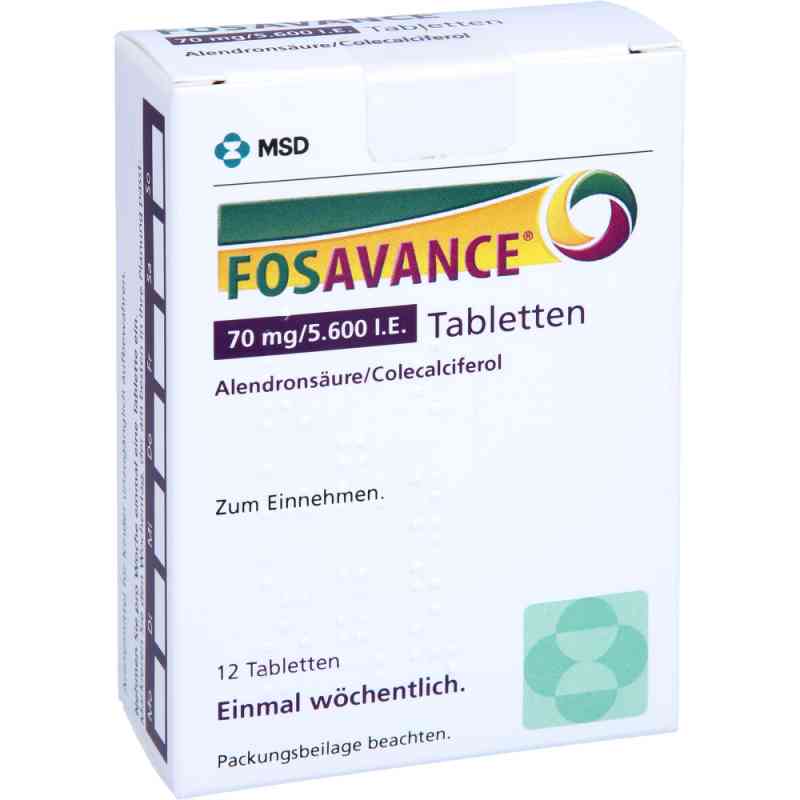 Fosavance 70 mg/5.600 I.e. Tabletten 12 stk von Orifarm GmbH PZN 15241442