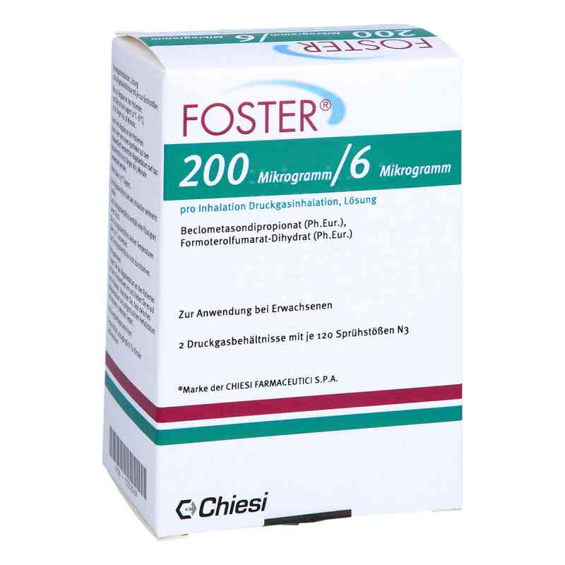 Foster 200/6 [my]g 120 Hub Dosieraerosol 2 stk