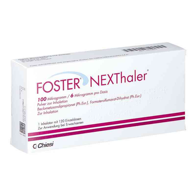 Foster Nexthaler 100/6 [my]g 120 Ed Inhalationspul 1 stk von axicorp Pharma GmbH PZN 11034870