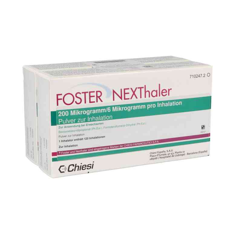 Foster Nexthaler 200/6 [my]g 120 Ed Inhalationspul 2 stk von kohlpharma GmbH PZN 13351439