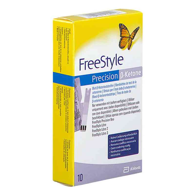 Freestyle Precision ß-blutketon-teststreifen 10 stk von Abbott GmbH PZN 19399909