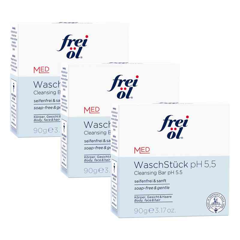 Frei öl Waschstück Ph 5,5 Körper Gesicht Haare 3x90 g von Apotheker Walter Bouhon GmbH PZN 08103715