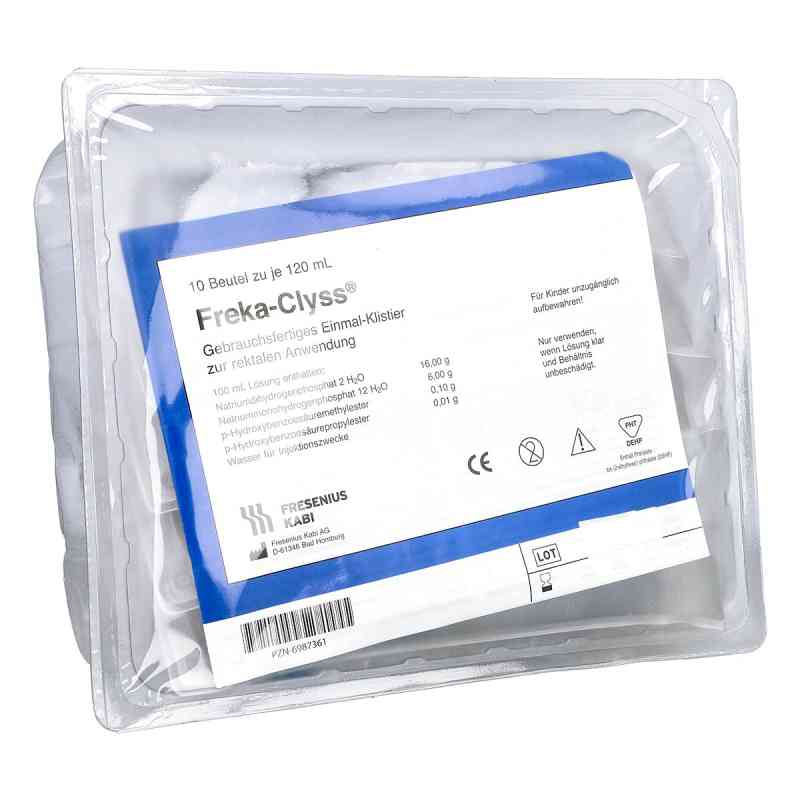 Freka Clyss Klistiere 10X120 ml von Fresenius Kabi Deutschland GmbH PZN 06987361