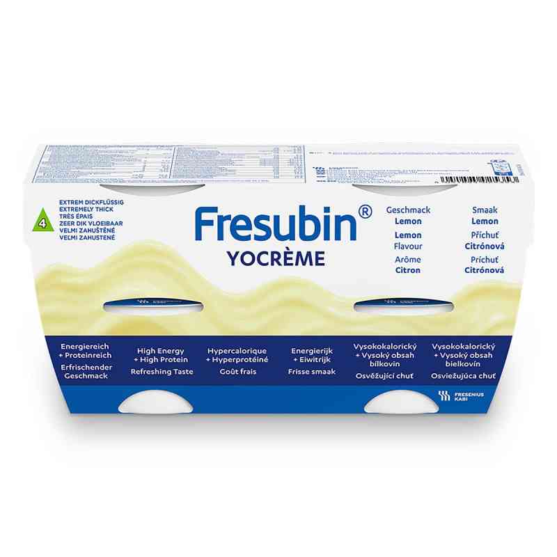 Fresubin Yocreme Lemon 4X125 g von Fresenius Kabi Deutschland GmbH PZN 09510168