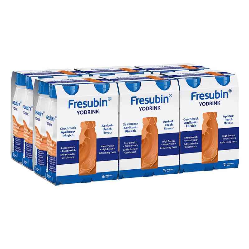 Fresubin YoDrink Aprikose-Pfirsich | Trinknahrung mit Eiweiß 24X200 ml von Fresenius Kabi Deutschland GmbH PZN 13703200