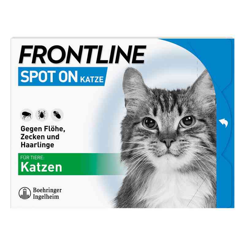 Frontline Spot On Katze gegen Zecken, Flöhe und Haarlinge 3 stk von Boehringer Ingelheim VETMEDICA G PZN 00662907