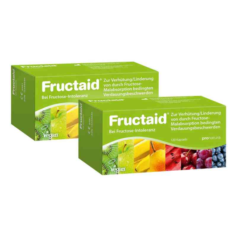 Fructaid Kapseln 2x120 stk von Pro Natura Gesellschaft für gesunde Ernährung mbH PZN 08104724