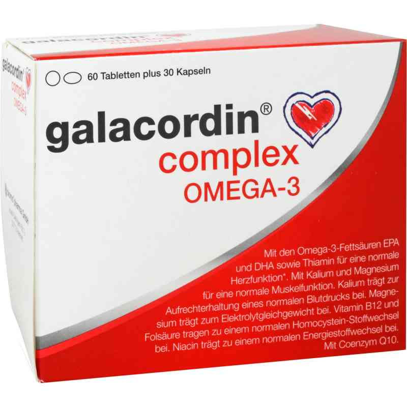 Galacordin complex Omega-3 Tabletten 60 stk von biomo pharma GmbH PZN 11349852