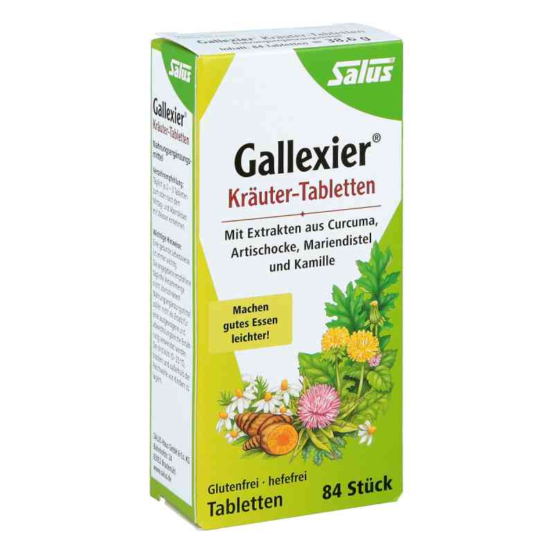 Gallexier Kräuter-tabletten Salus 84 stk von SALUS Pharma GmbH PZN 08815049