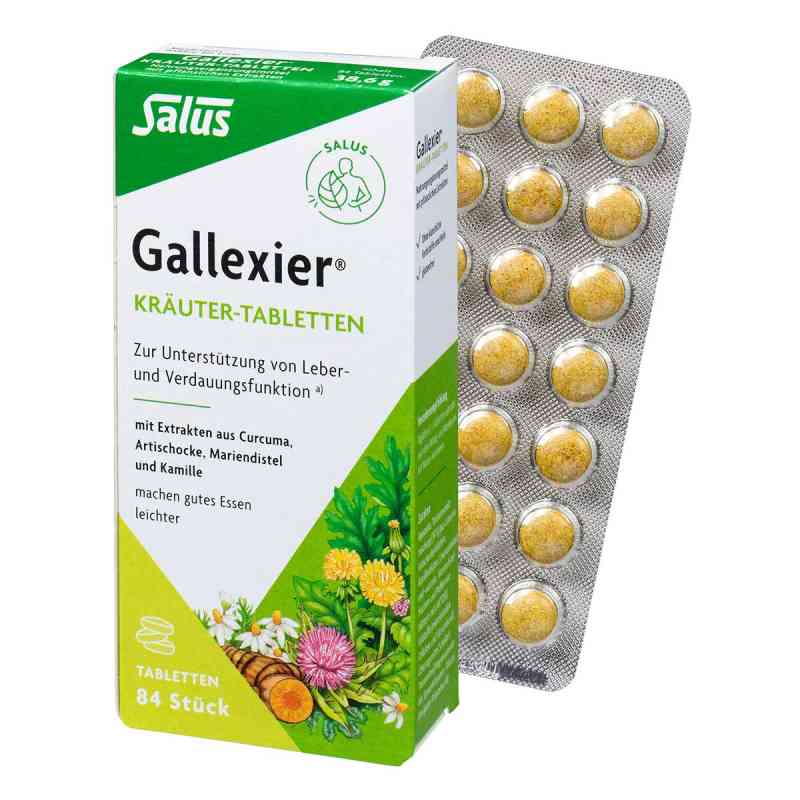 Gallexier Kräuter-tabletten Salus 84 stk von SALUS Pharma GmbH PZN 08815049