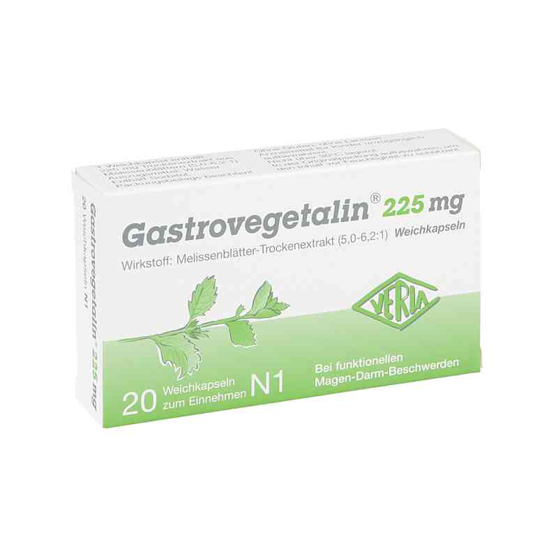 Gastrovegetalin 225mg 20 stk von Verla-Pharm Arzneimittel GmbH & Co. KG PZN 07296699