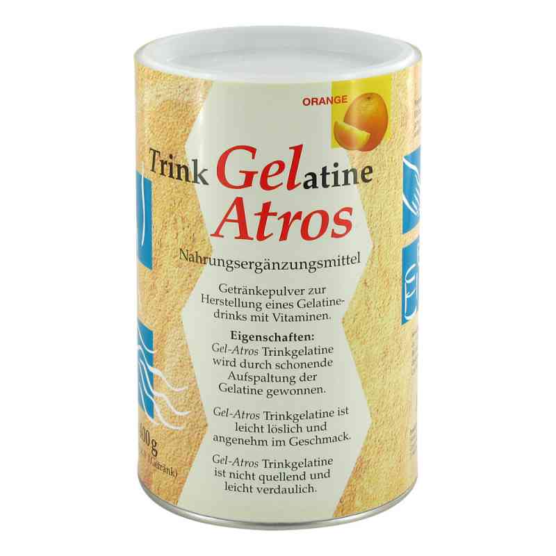Gel-atros Trinkgelatine Orange 400 g von Hansa Vital Supplements GmbH PZN 04584908