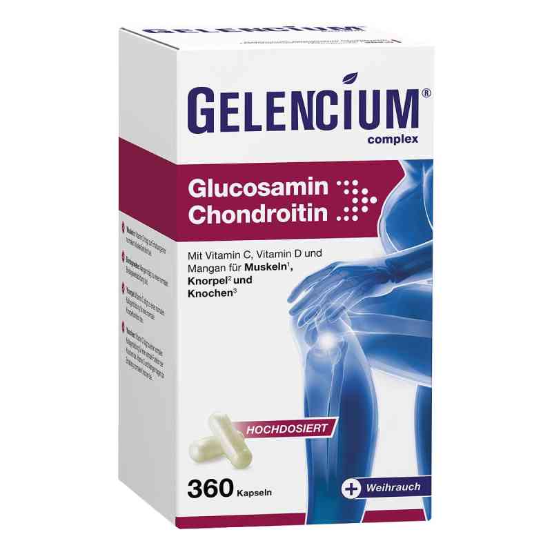 Gelencium® Glucosamin Chondroitin hochdos. Vitamin C Kapseln 360 stk von Heilpflanzenwohl GmbH PZN 19958786