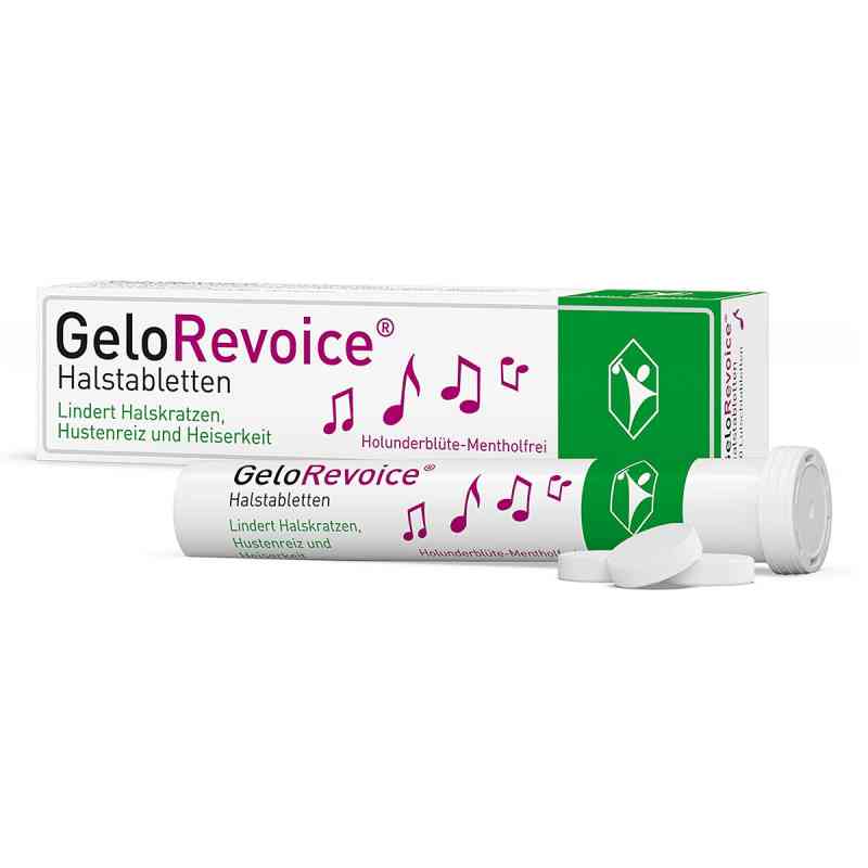 GeloRevoice Holunderblüte-Mentholfrei Lutschtabletten 20 stk von G. Pohl-Boskamp GmbH & Co. KG PZN 15201371