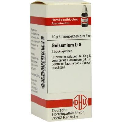 Gelsemium D8 Globuli 10 g von DHU-Arzneimittel GmbH & Co. KG PZN 07168501