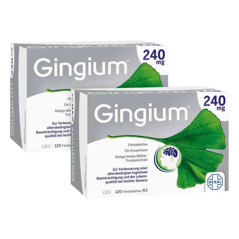 Gingium 240 mg Filmtabletten 2x120 stk von Hexal AG PZN 08100849
