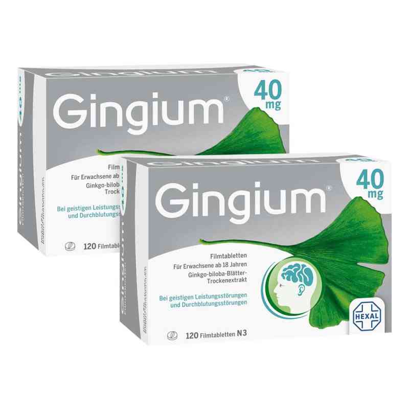 Gingium® 40 mg Filmtabletten 2x120 stk von Hexal AG PZN 08100189