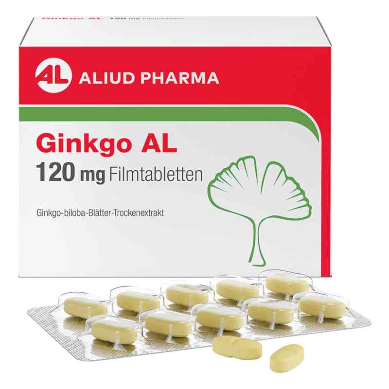Ginkgo AL 120 mg Filmtabletten 30 stk von ALIUD Pharma GmbH PZN 06565140