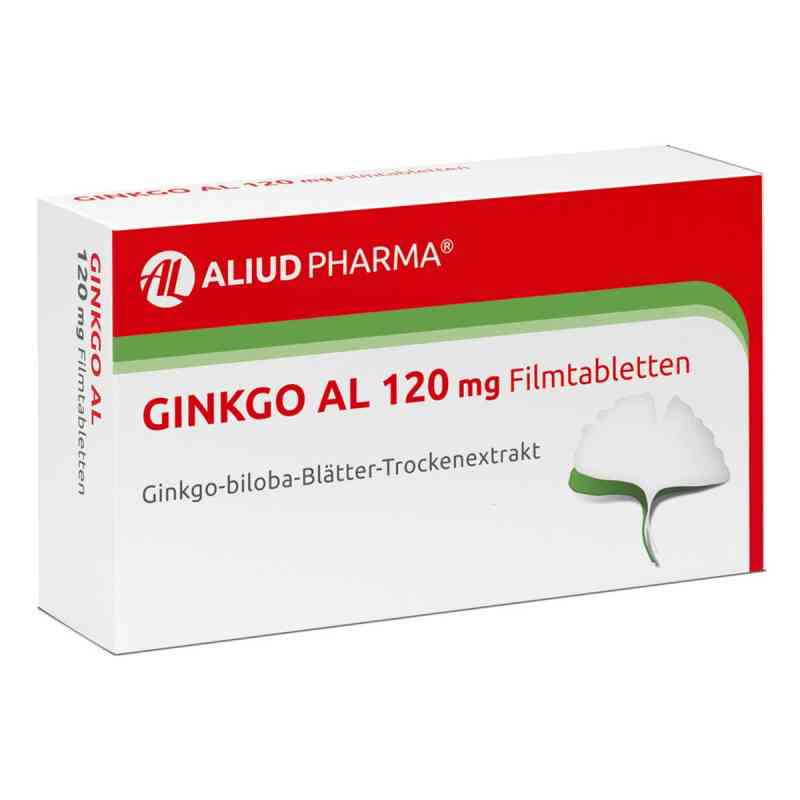 Ginkgo AL 120 mg Filmtabletten bei leichter Demenz 120 stk von ALIUD Pharma GmbH PZN 06565163